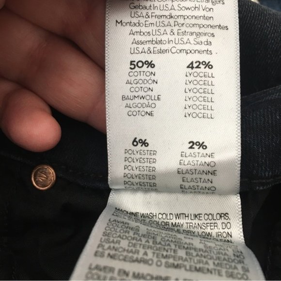 Mother High Waisted Looker Crop My Wildest Ride Wash Jeans - Picture 12 of 13